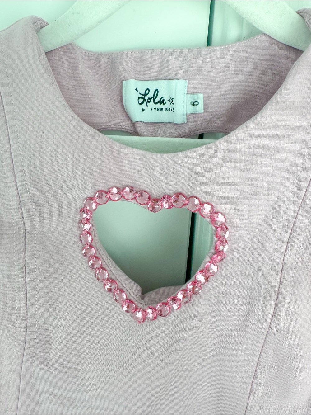 Lola + The Boys cutout heart dress size 6 excellent condition - Picture 2 of 4